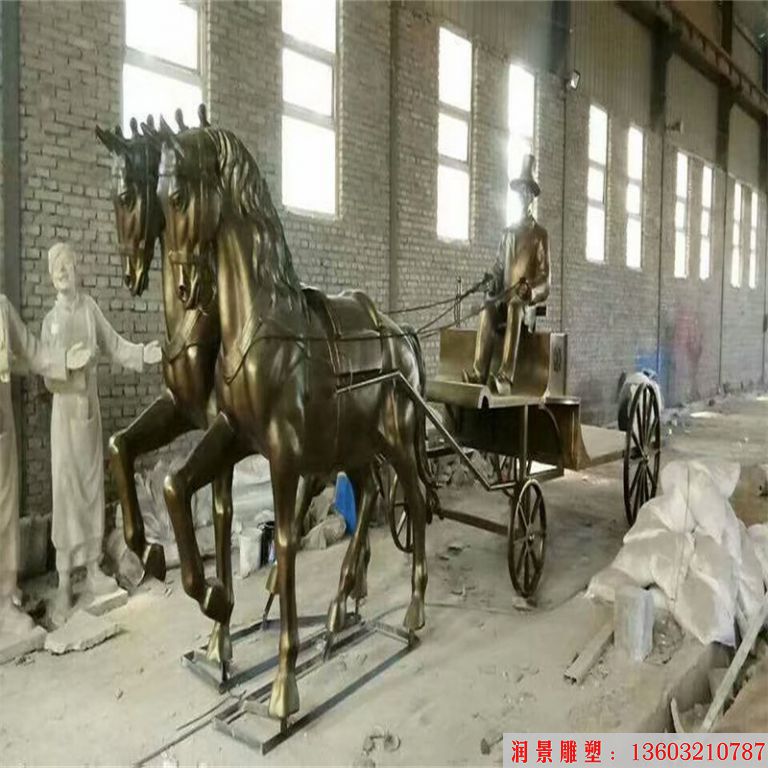 玻璃钢仿铜马车雕塑,马车雕塑定做,啤酒节马车雕塑3 玻璃钢仿铜马车雕塑,马车雕塑定做,啤酒节马车雕塑3