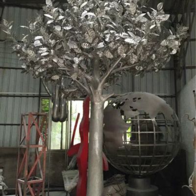 不锈钢仿真树雕塑 树木雕塑 树雕塑制作厂家